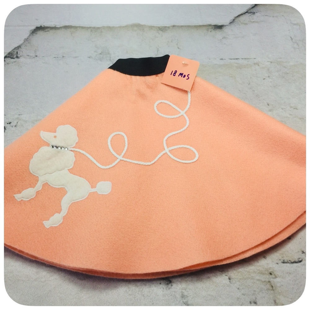 NEW!!! 50’s CLASSIC POODLE SKIRT - 18MOS